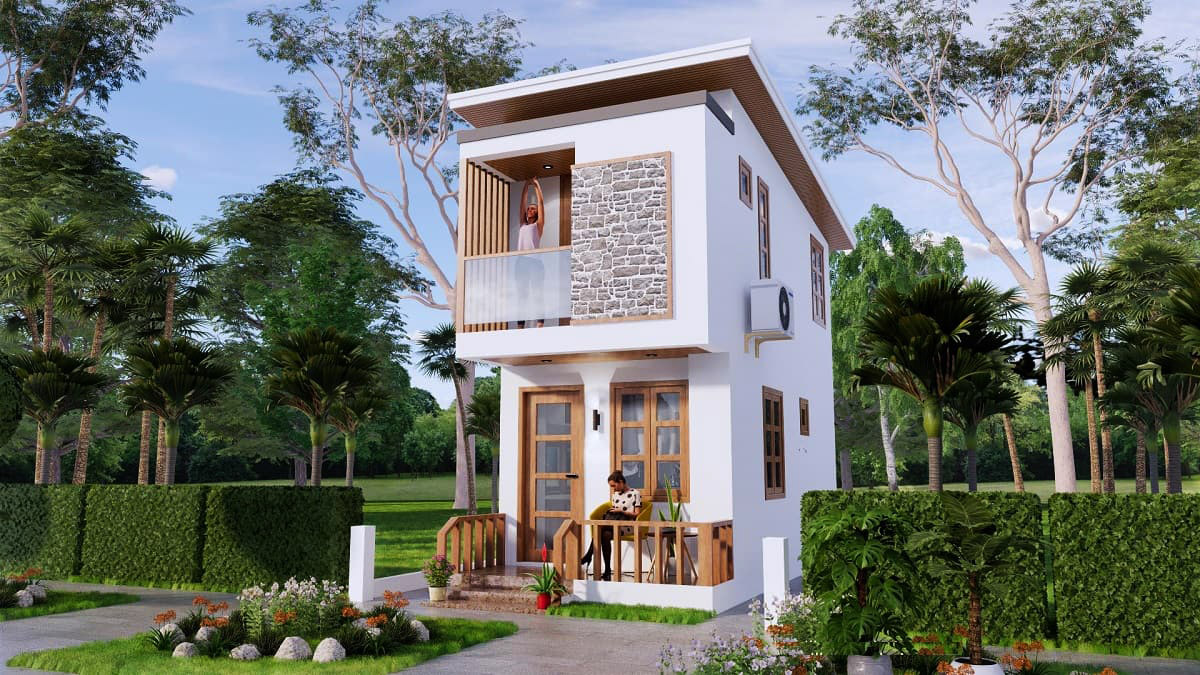 Mẫu thiết kế nhà nhỏ 3x6m với chiều dài mặt tiền hạn chế