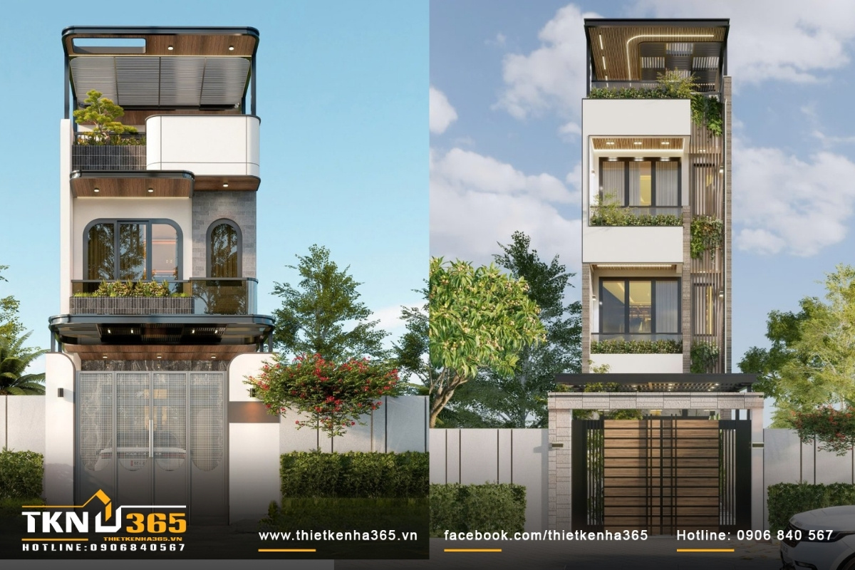 Thiết kế nhà ống 3x18m