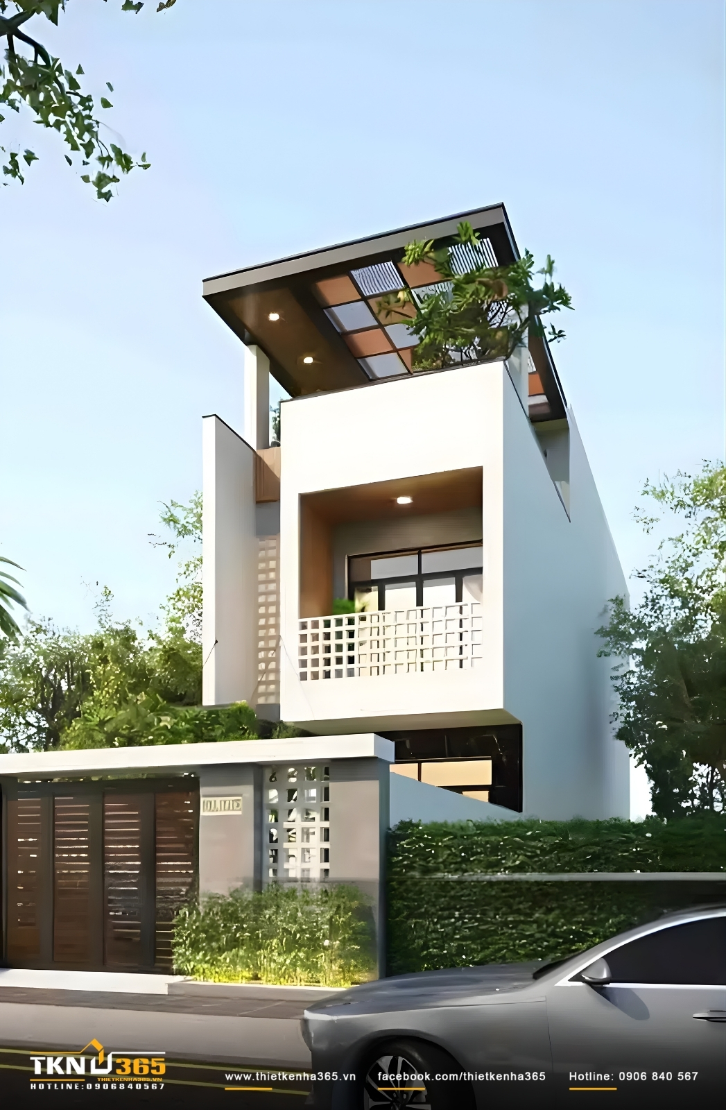 Thiết kế nhà phố 3 tầng 5x20m cho anh Phạm ở Quận 8 4 Thiết kế giữ được nét riêng, phù hợp với nhịp sống đô thị năng động tại Quận 8.