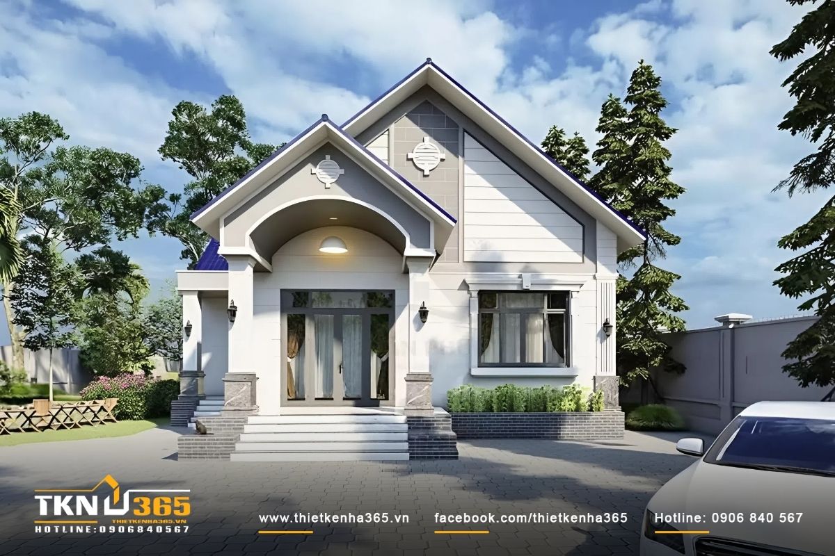 20+ Mẫu nhà cấp 4 mái Thái vạn người mê, đẹp nhất 12 Một trong những mẫu nhà cấp 4 mái thái đẹp nhất tại Bình Dương, kiến trúc đơn giản nhưng hiệu quả