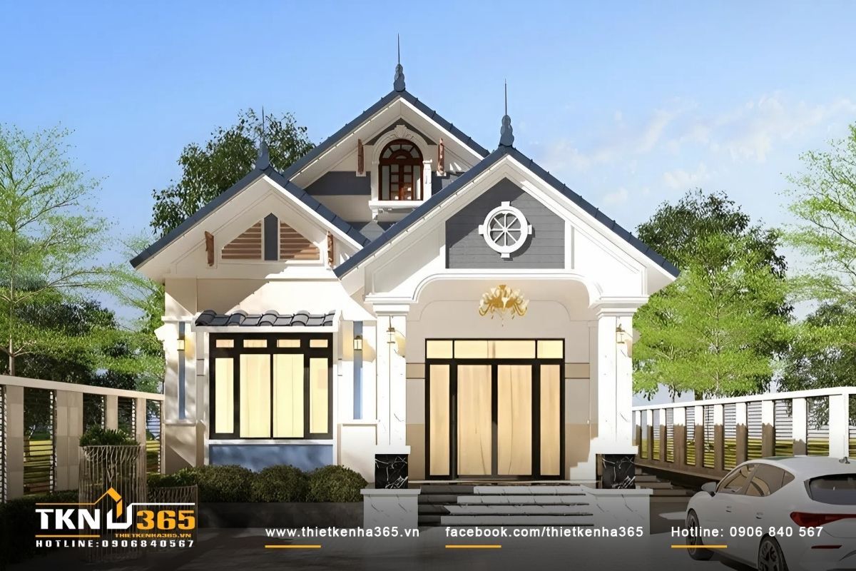 20+ Mẫu nhà cấp 4 mái Thái vạn người mê, đẹp nhất 16 Thiết kế nhà cấp 4 mái thái đẹp giá rẻ, đơn giản với cấu trúc nhà ống truyền thống
