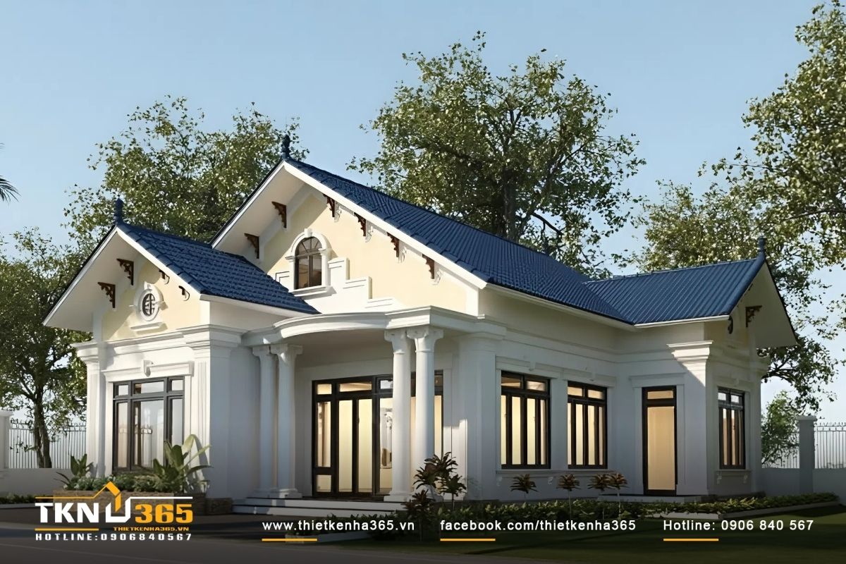 20+ Mẫu nhà cấp 4 mái Thái vạn người mê, đẹp nhất 10 Một trong những mẫu nhà cấp 4 mái thái được nhiều gia đình trẻ ưa chuộng, thiết kế nhỏ nhưng đủ cho sinh hoạt chung