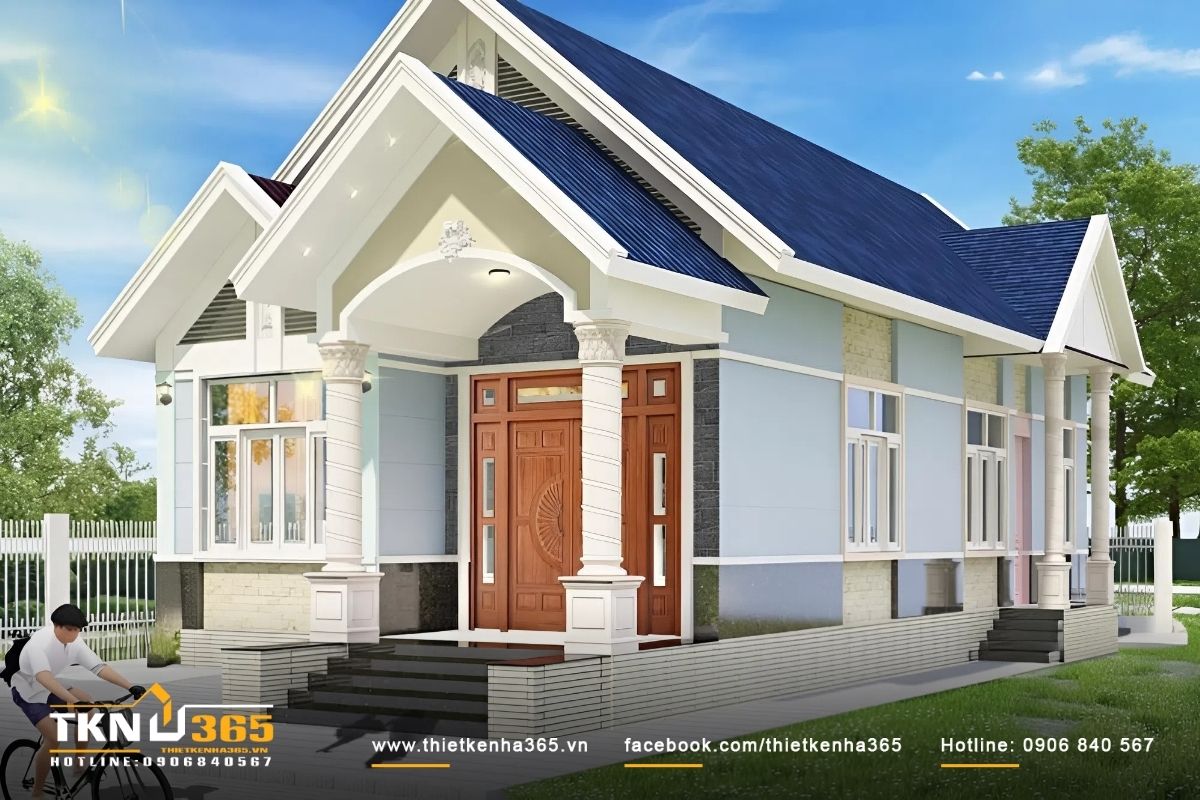 20+ Mẫu nhà cấp 4 mái Thái vạn người mê, đẹp nhất 3 Mẫu nhà cấp 4 mái thái đẹp với 3 phòng ngủ, phù hợp cho các gia đình trẻ hiện đại