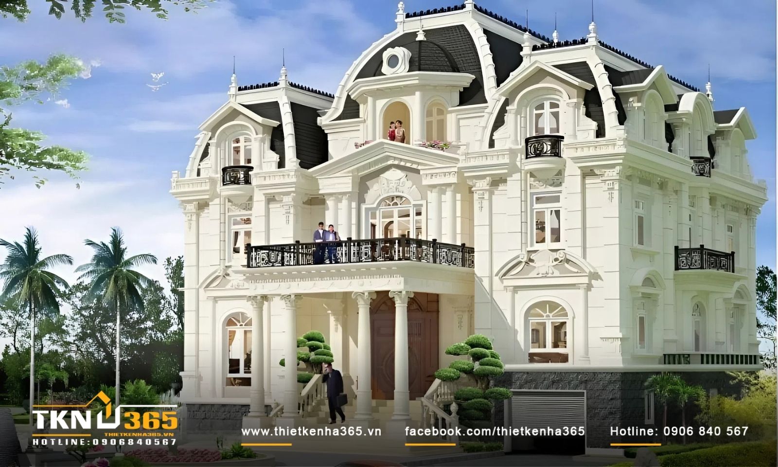 50+ Mẫu biệt thự cổ điển sang trọng, đẳng cấp được yêu thích nhất. 4 Biệt thự kiến trúc cổ điển Roman