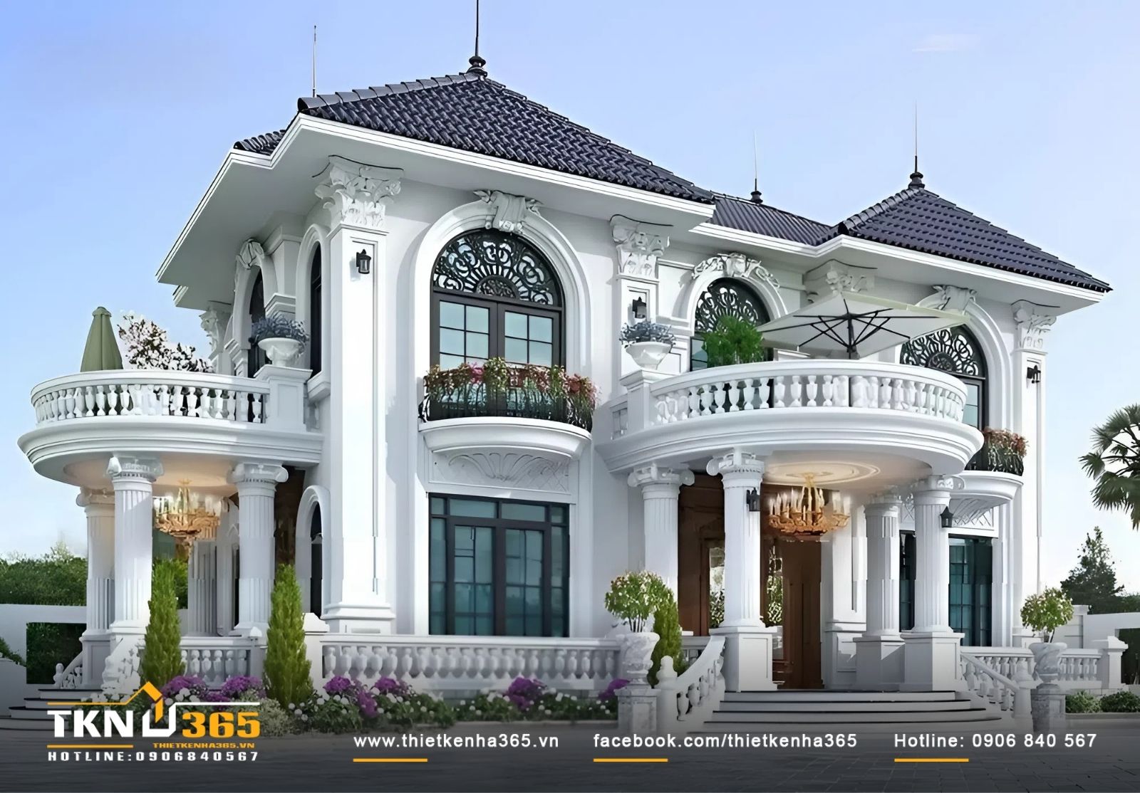 50+ Mẫu biệt thự cổ điển sang trọng, đẳng cấp được yêu thích nhất. 11 Mẫu biệt thự cổ điển với hệ mái đẹp đẳng cấp