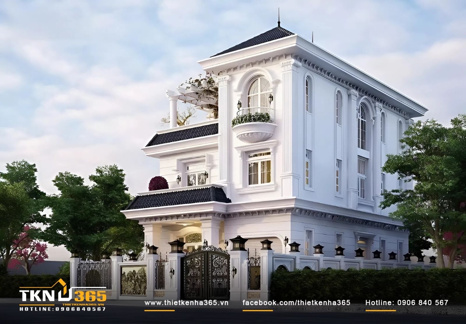 50+ Mẫu biệt thự cổ điển sang trọng, đẳng cấp được yêu thích nhất. 5 Biệt thự kiến trúc Hy Lạp- La Mã