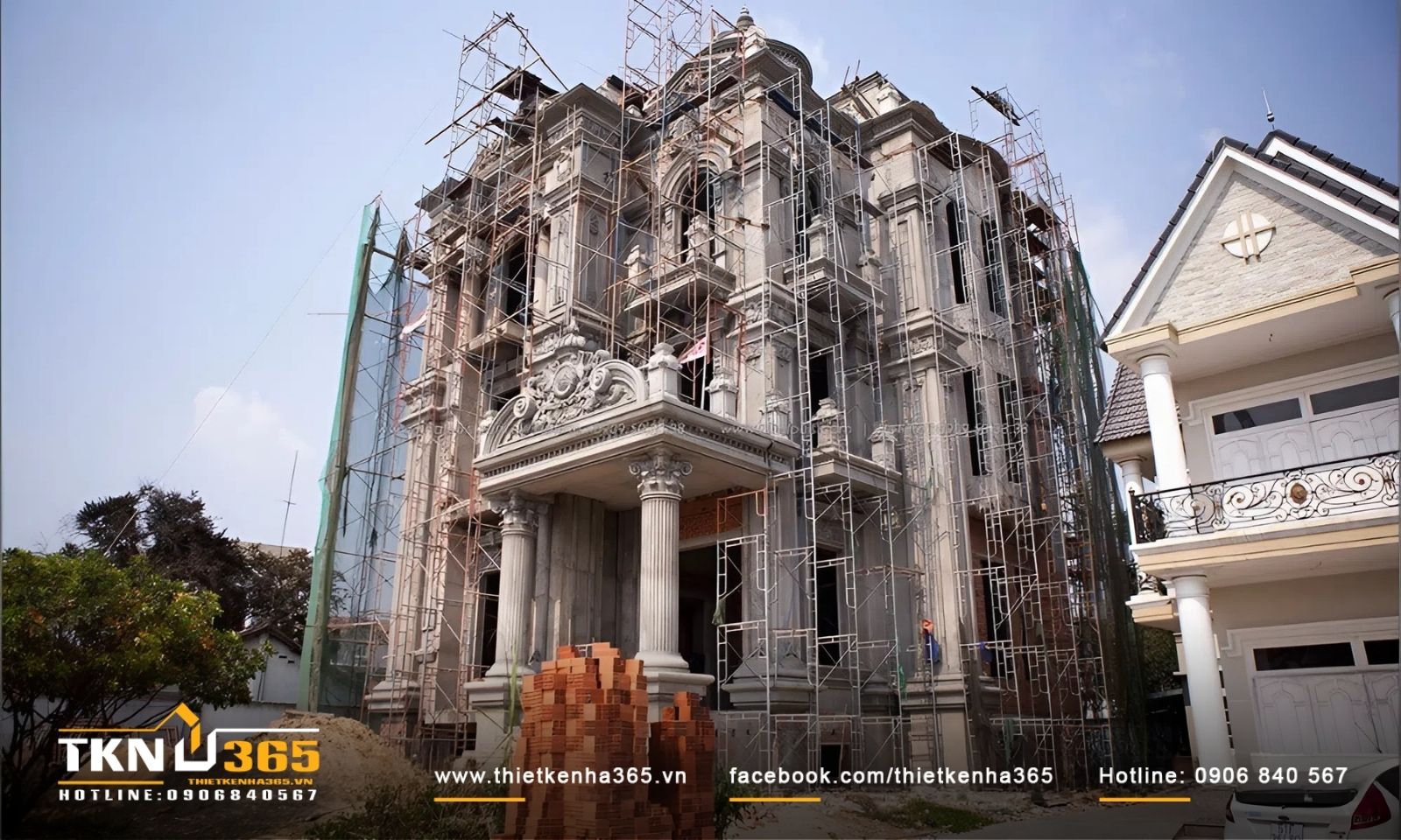 50+ Mẫu biệt thự cổ điển sang trọng, đẳng cấp được yêu thích nhất. 48 thiết kế nhà 365 thi công công trình
