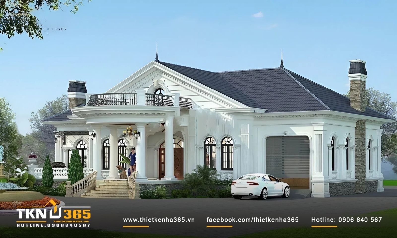 50+ Mẫu biệt thự cổ điển sang trọng, đẳng cấp được yêu thích nhất. 7 Biệt thự phong cách cổ điển đẹp ấn tượng