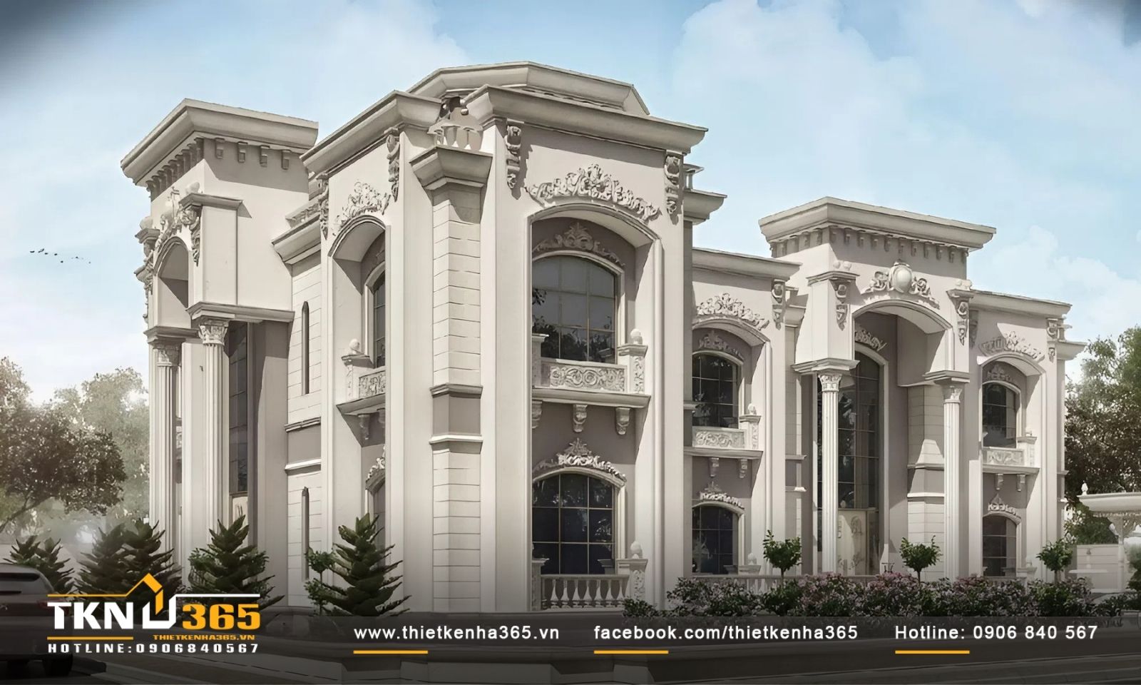 50+ Mẫu biệt thự cổ điển sang trọng, đẳng cấp được yêu thích nhất. 3 Biệt thự kiến trúc cổ điển Châu Âu