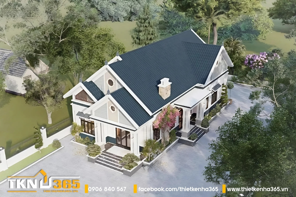 Vị trí xây dựng biệt thự mái thái 1 tầng