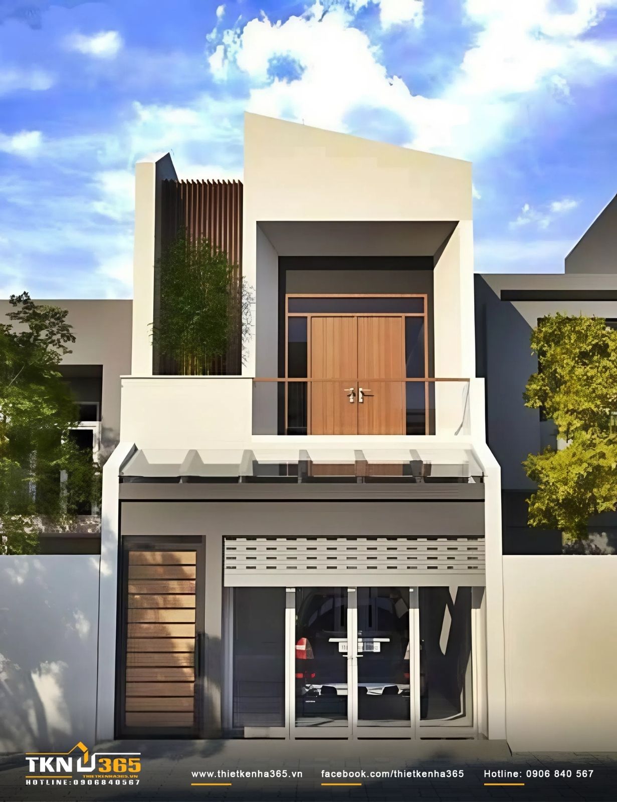 Gara để xe kích thước lớn
