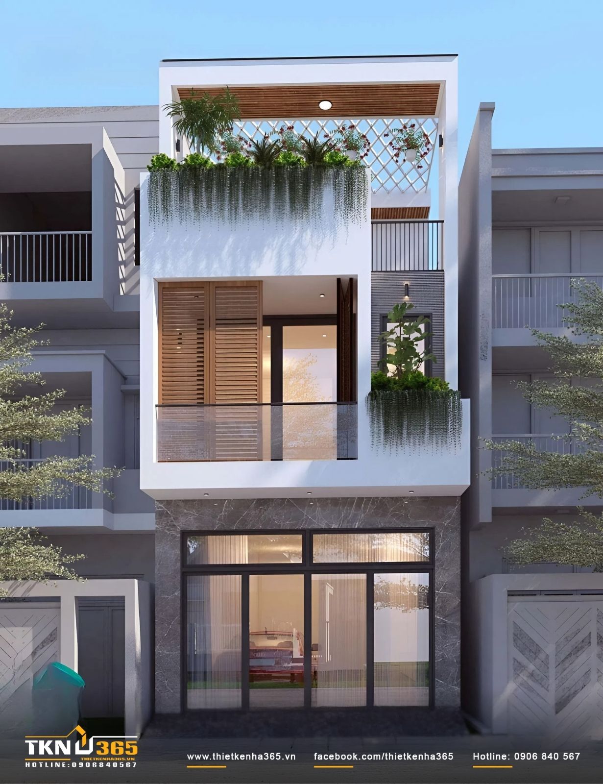 Hệ thống cửa kính và ban công bằng kính sang trọng
