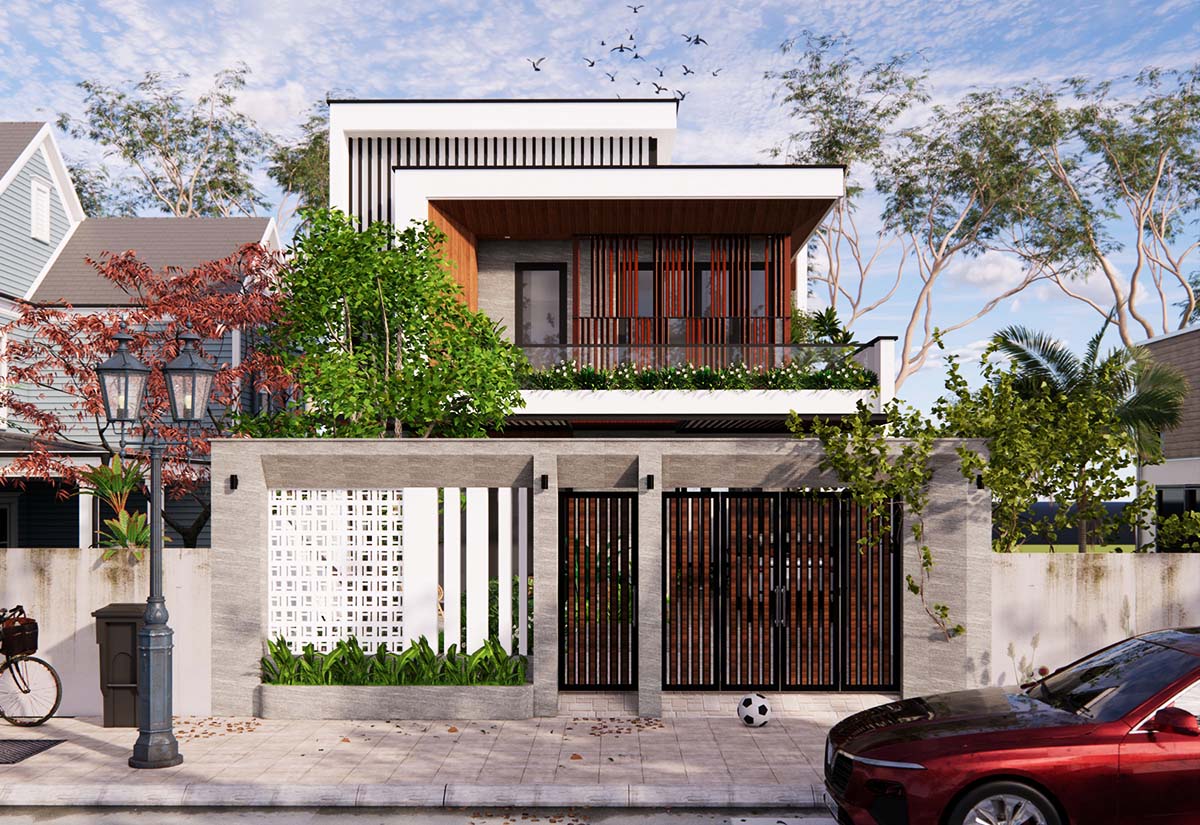 Một mẫu nhà 2 tầng 10m mà bao nhiêu người mơ ước