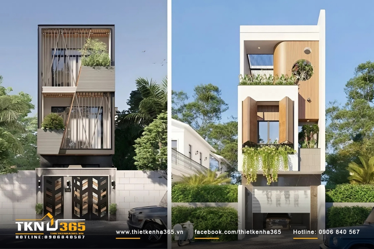Thiết kế nhà ống nhỏ đẹp ấn tượng