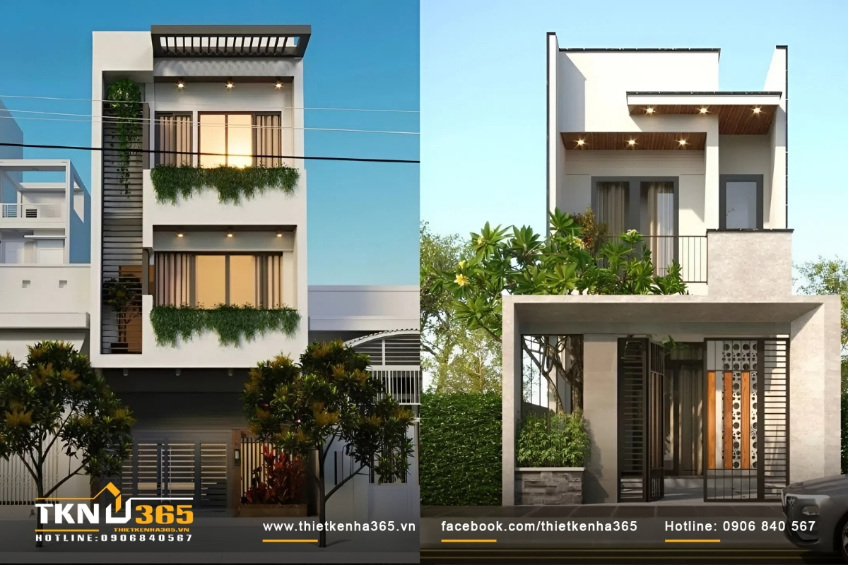 Thiết kế nhà ống đơn giản, đẹp và hiện đại