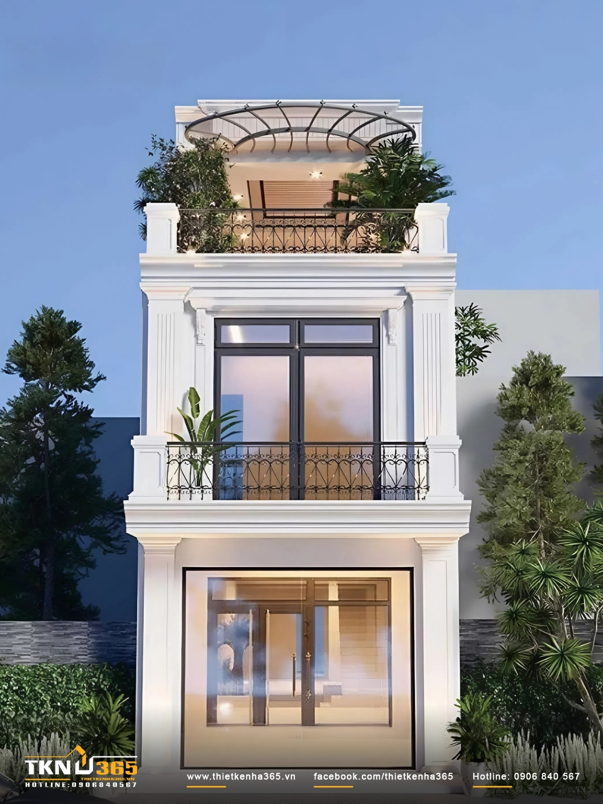 Thiết kế nhà ống 2 tầng thu hút người xem từ cái nhìn đầu tiên nhờ mẫu đẹp lạ mắt