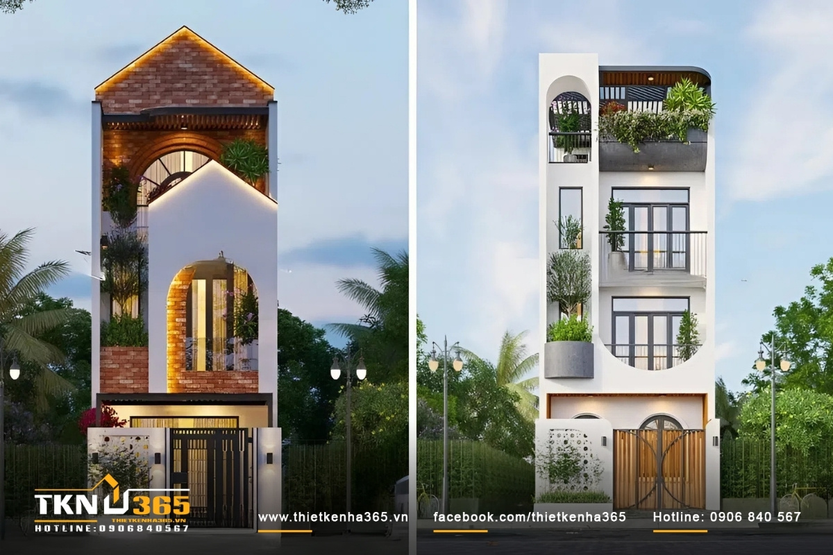 Nhà ống 5m mặt tiền thiết kế sang trọng
