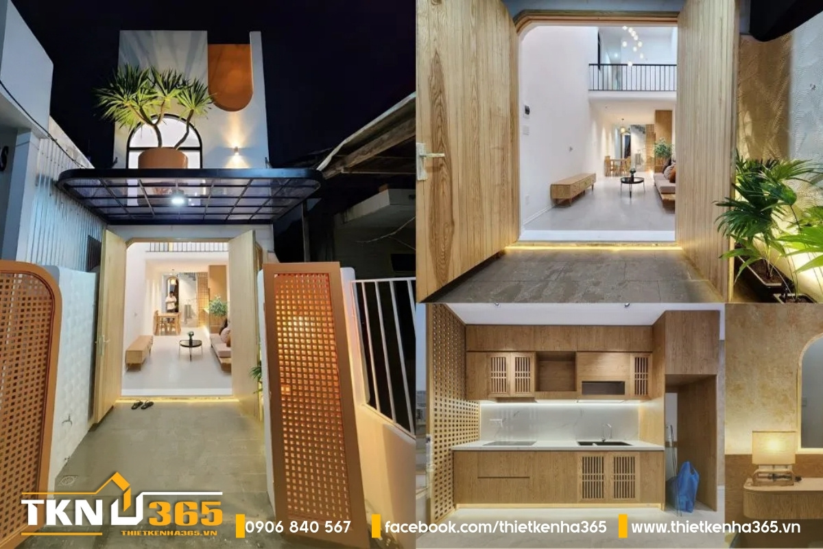 Mẫu nhà ống 2 tầng 3x20m hiện đại đơn giản