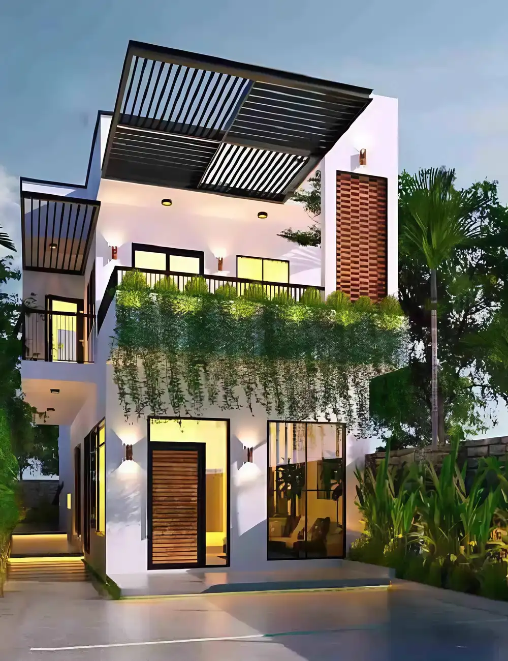 30+ Mẫu thiết kế nhà mặt tiền 6m 2 tầng HOT nhất năm 2026 15 nha-mat-tien-6m-2-tang-18