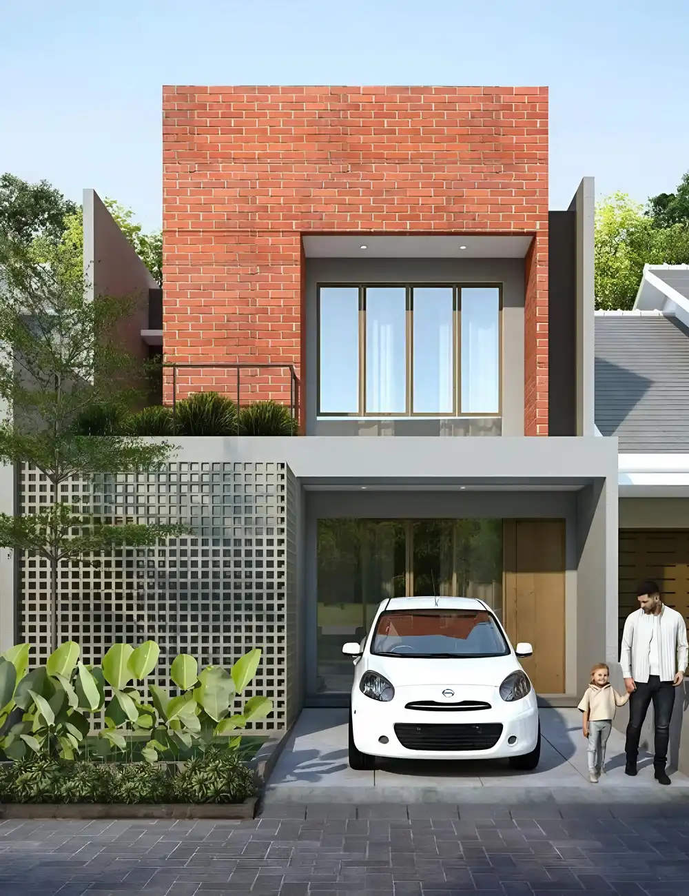30+ Mẫu thiết kế nhà mặt tiền 6m 2 tầng HOT nhất năm 2026 12 nha-mat-tien-6m-2-tang-27