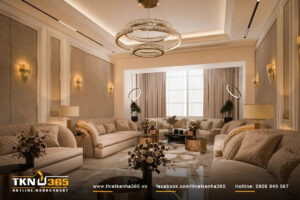 phong cách nội thất luxury