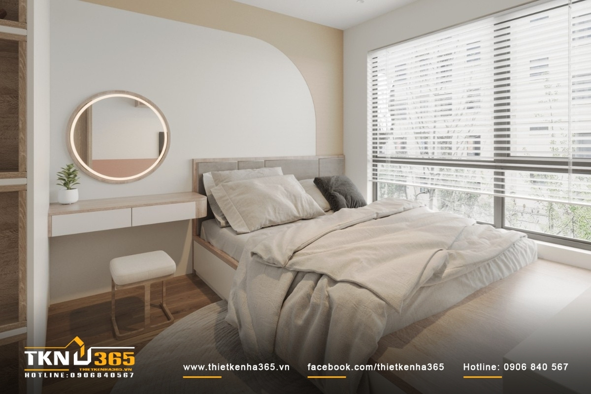 phòng ngủ diện tích nhỏ 8m2