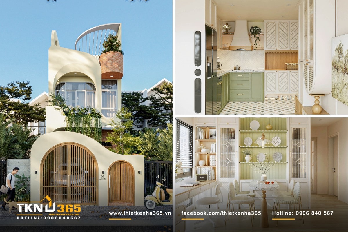 Thiết kế nhà 365 - Dịch vụ thiết kế nội thất nhà phố 2 tầng uy tín - chất lượng tại TPHCM