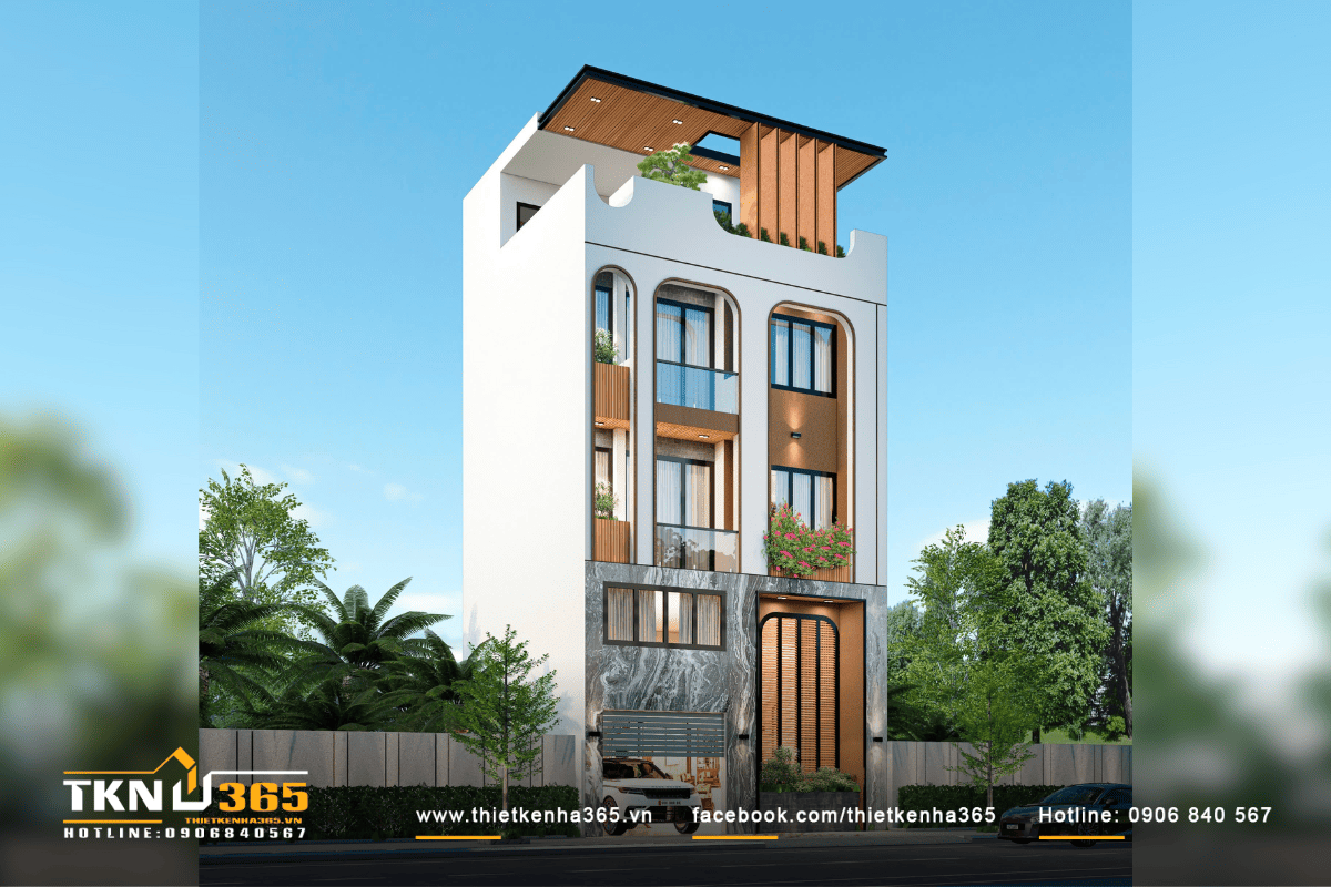 Thiết kế nhà phố 1 trệt 1 lửng 3 lầu cho anh Đại tại Bình Tân – Giải pháp tối ưu công năng trên khu đất 7x20m 6 Anh Dai 2