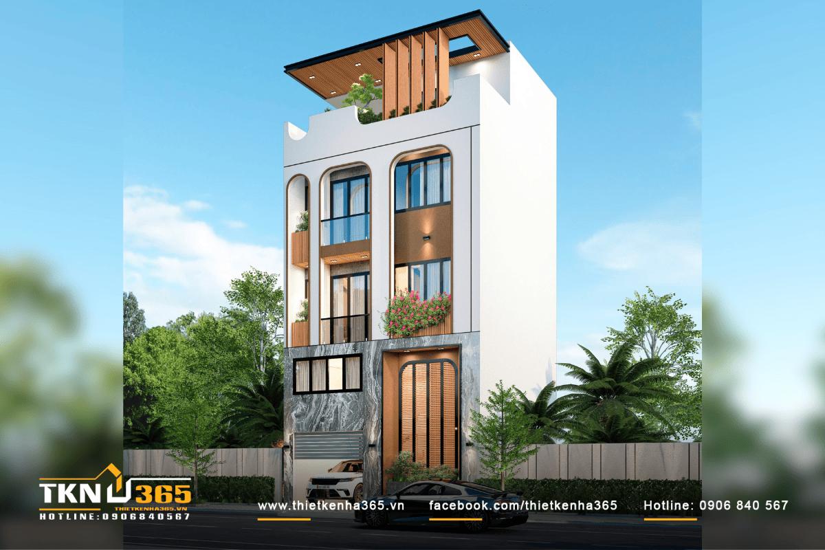 Thiết kế nhà phố 1 trệt 1 lửng 3 lầu cho anh Đại tại Bình Tân – Giải pháp tối ưu công năng trên khu đất 7x20m 5 Anh Dai 3