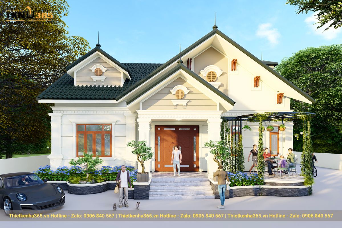 Gia đình tụ tập và gần gũi nhau hơn khi có không gian chỗ ngồi bên ngoài sân vườn