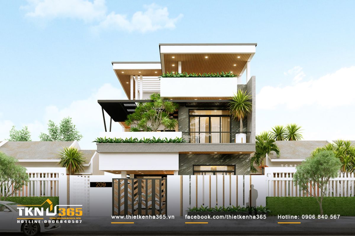 40+ mẫu thiết kế biệt thự 400m2 đẹp, siêu cuốn hút 38 Mẫu biệt thự 3 tầng 400m2 có thiết kế với nhiều cây xanh