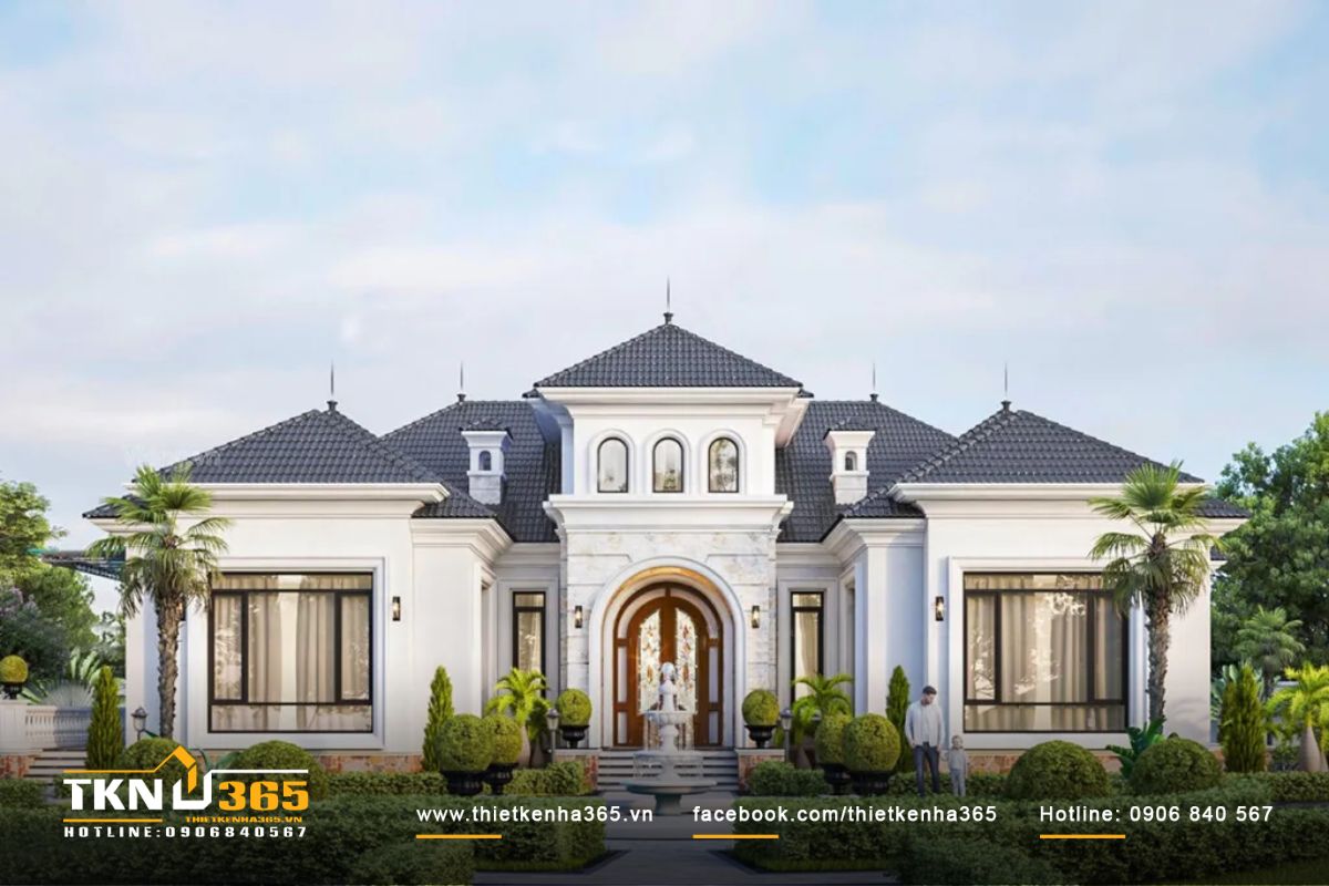 40+ mẫu thiết kế biệt thự 400m2 đẹp, siêu cuốn hút 30 Mẫu biệt thự diện tích 400m2 1 tầng độc đáo, mạnh mẽ