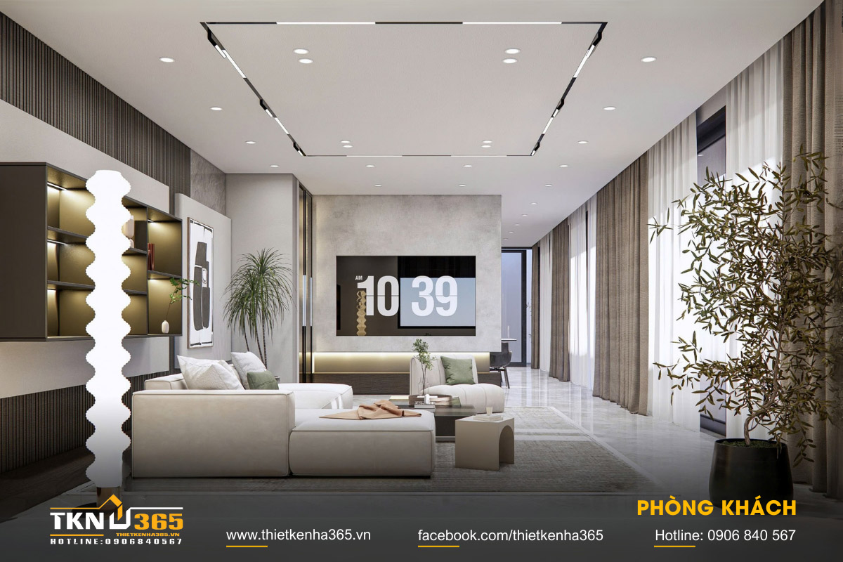 Thiết kế nội thất biệt thự hiện đại