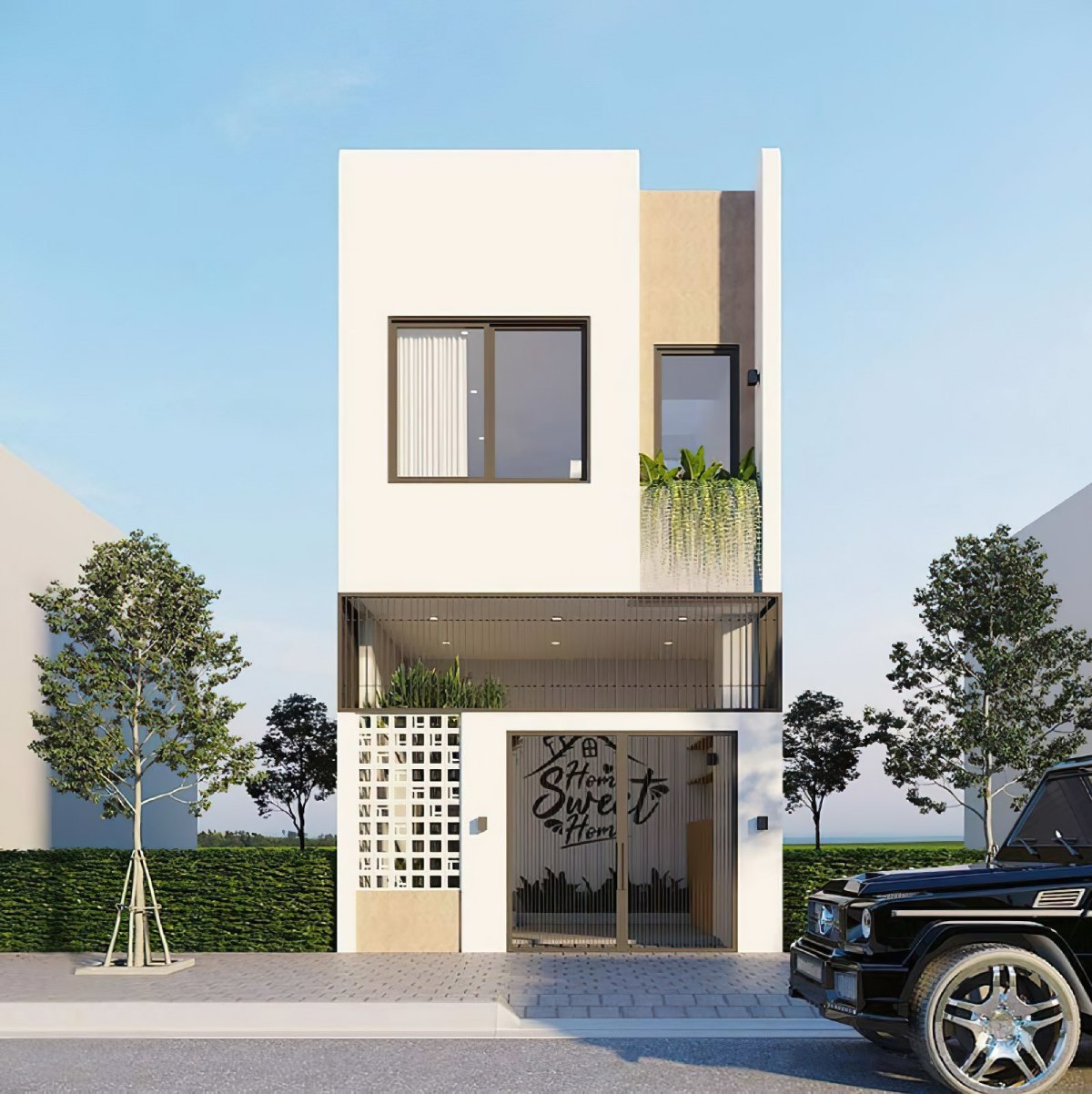 Mẫu nhà 1 trệt 1 lầu 2
