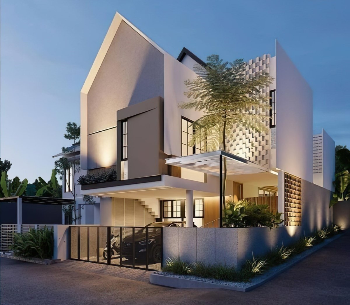 mẫu nhà ống 2 tầng 5