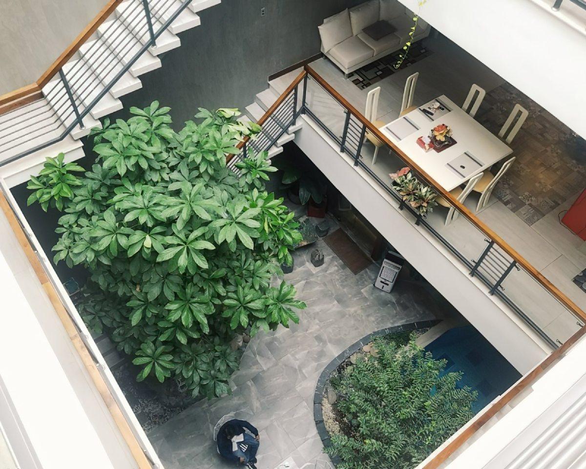 Mẫu thiết kế nhà lệch tầng 8