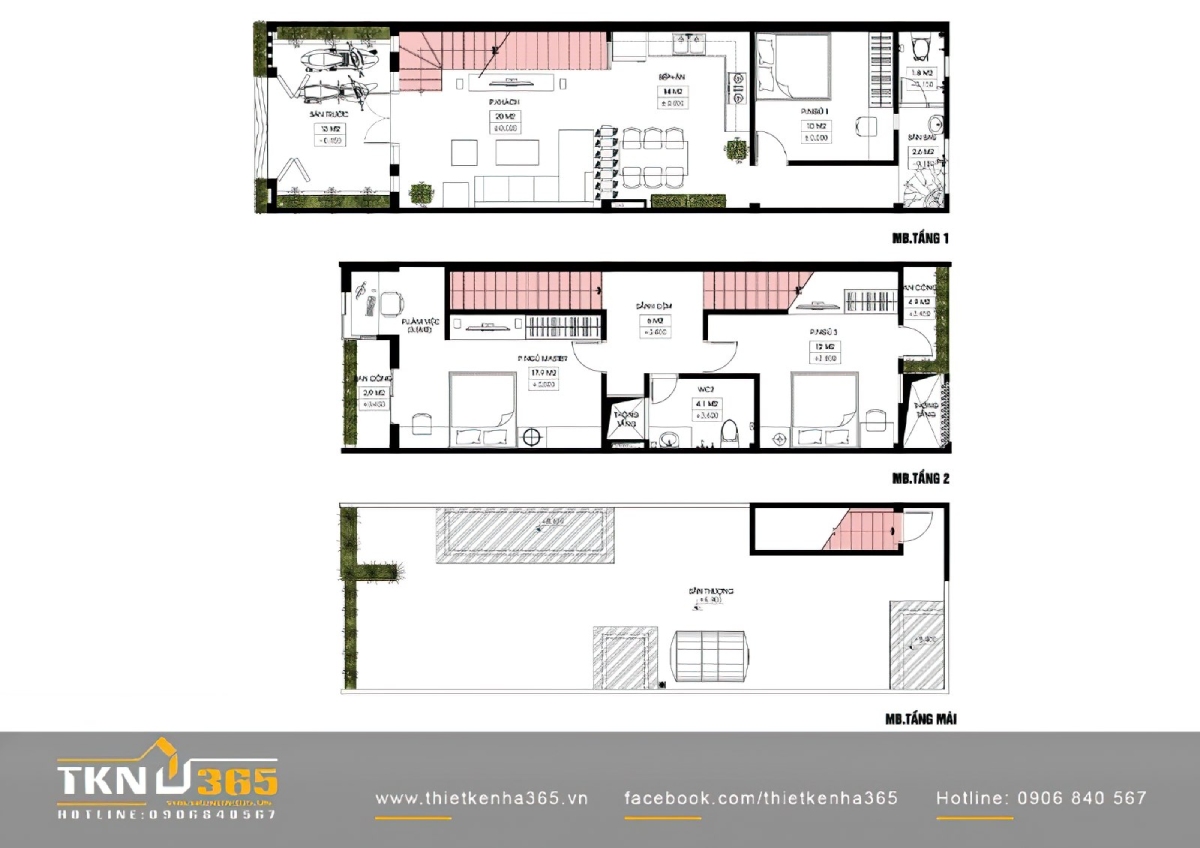 Mẫu Thiết Kế Nhà Ống 2 Tầng 5x20m Đẹp Hiện Đại Kèm Bản Vẽ Chi Tiết 13 nhà ống 2 tầng 5x20m 15
