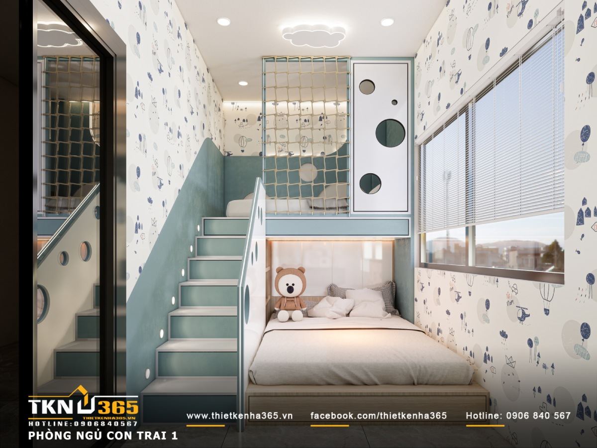 Thiết kế nhà ngang 6m dài 20m 14