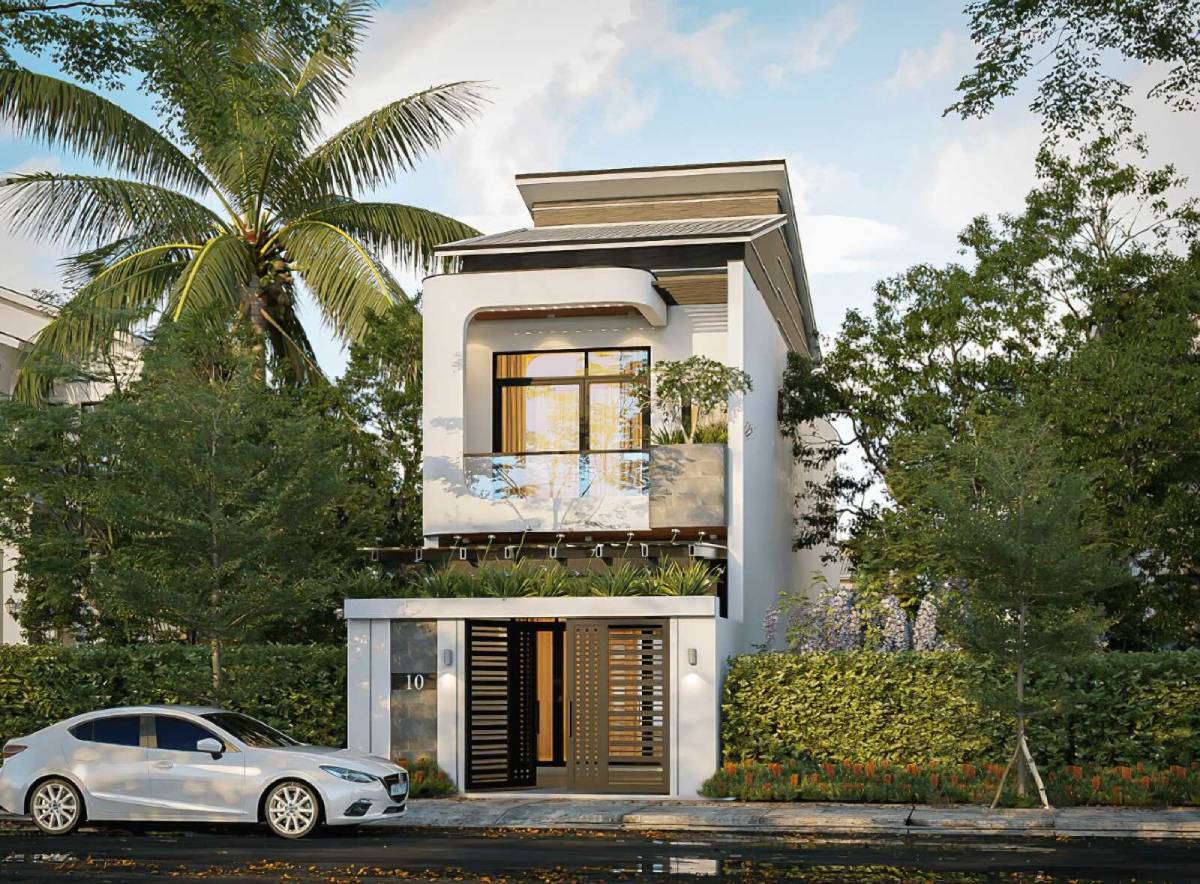 Thiết kế nhà ngang 6m dài 20m 2