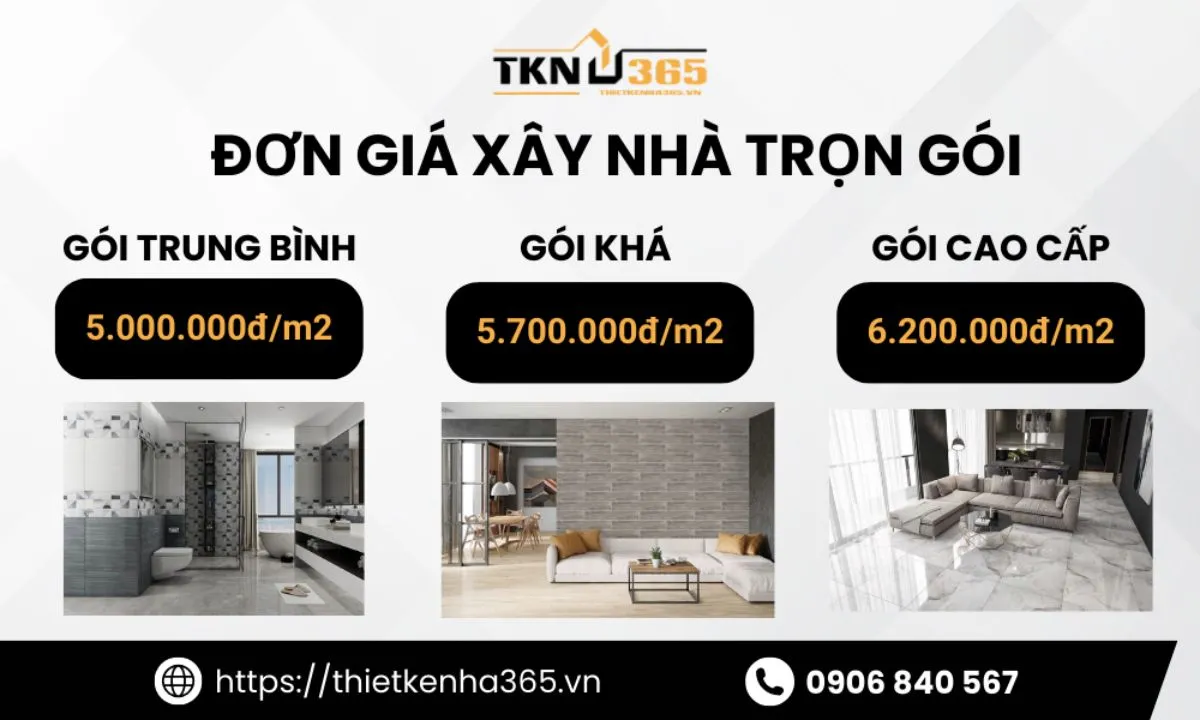 Báo giá xây nhà trọn gói tại quận Tân Bình năm 2025