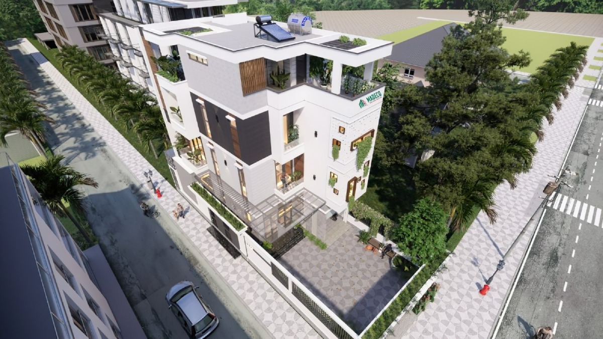 mẫu nhà 3 tầng kết hợp kinh doanh