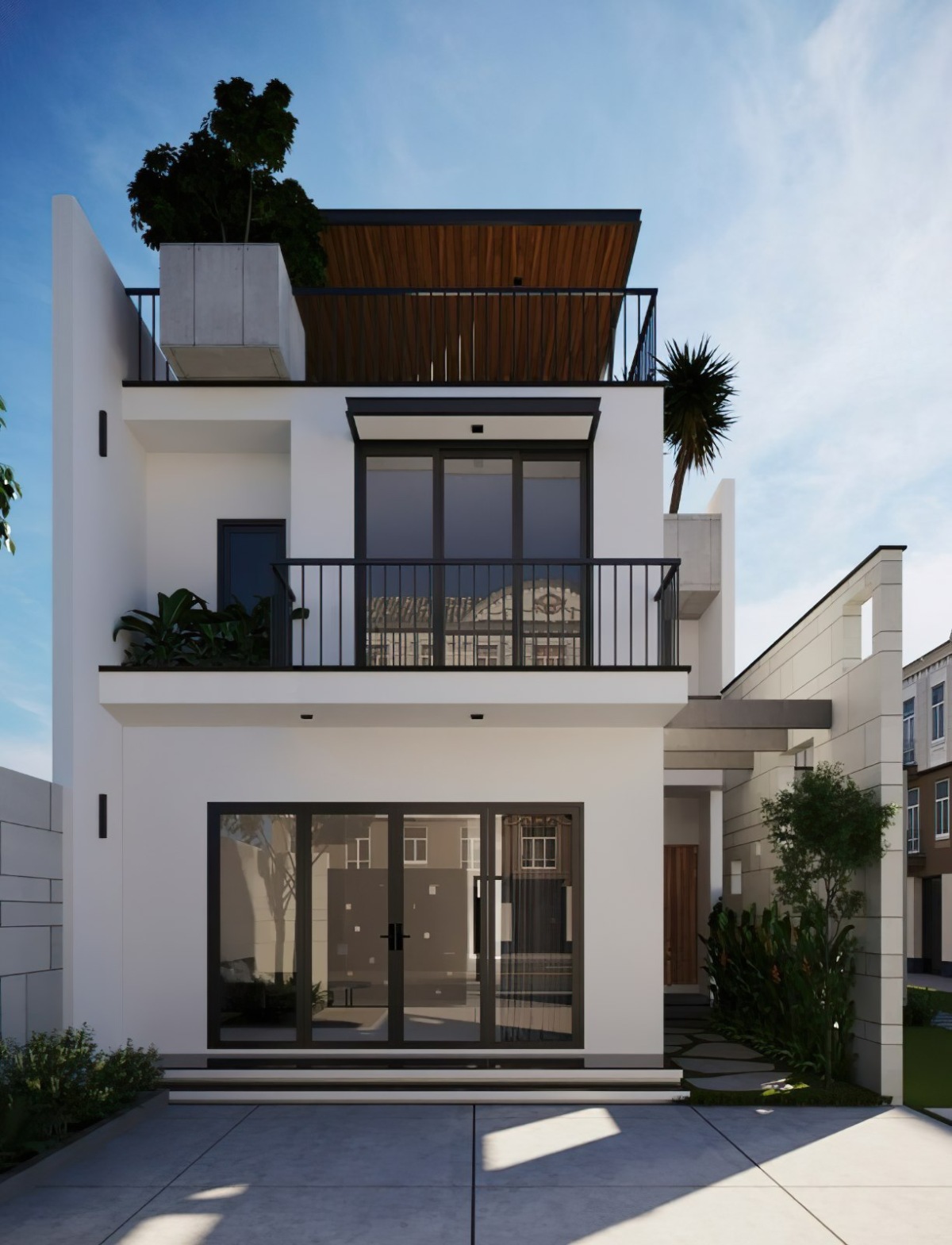 Mẫu nhà 2 tầng 70m2 8