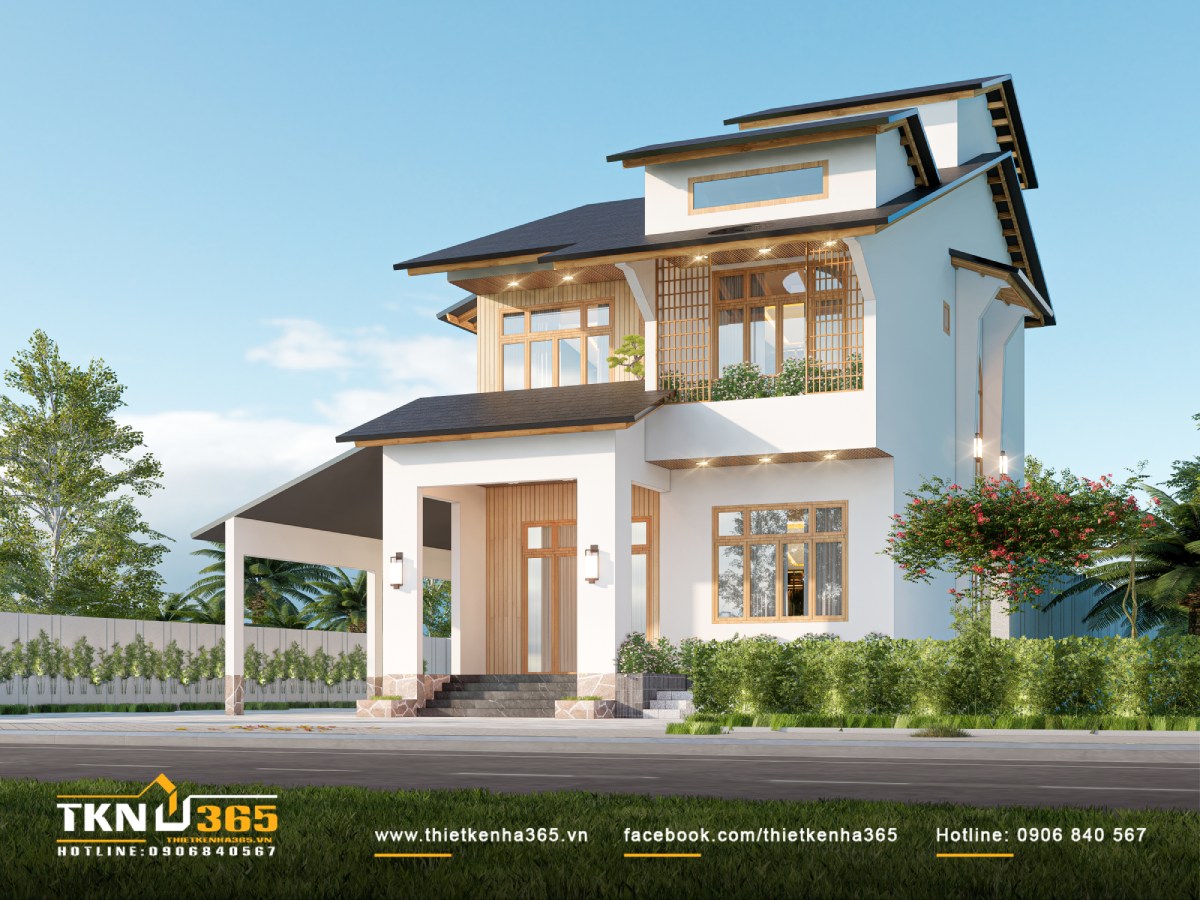 Thiết kế biệt thự 2 tầng 2
