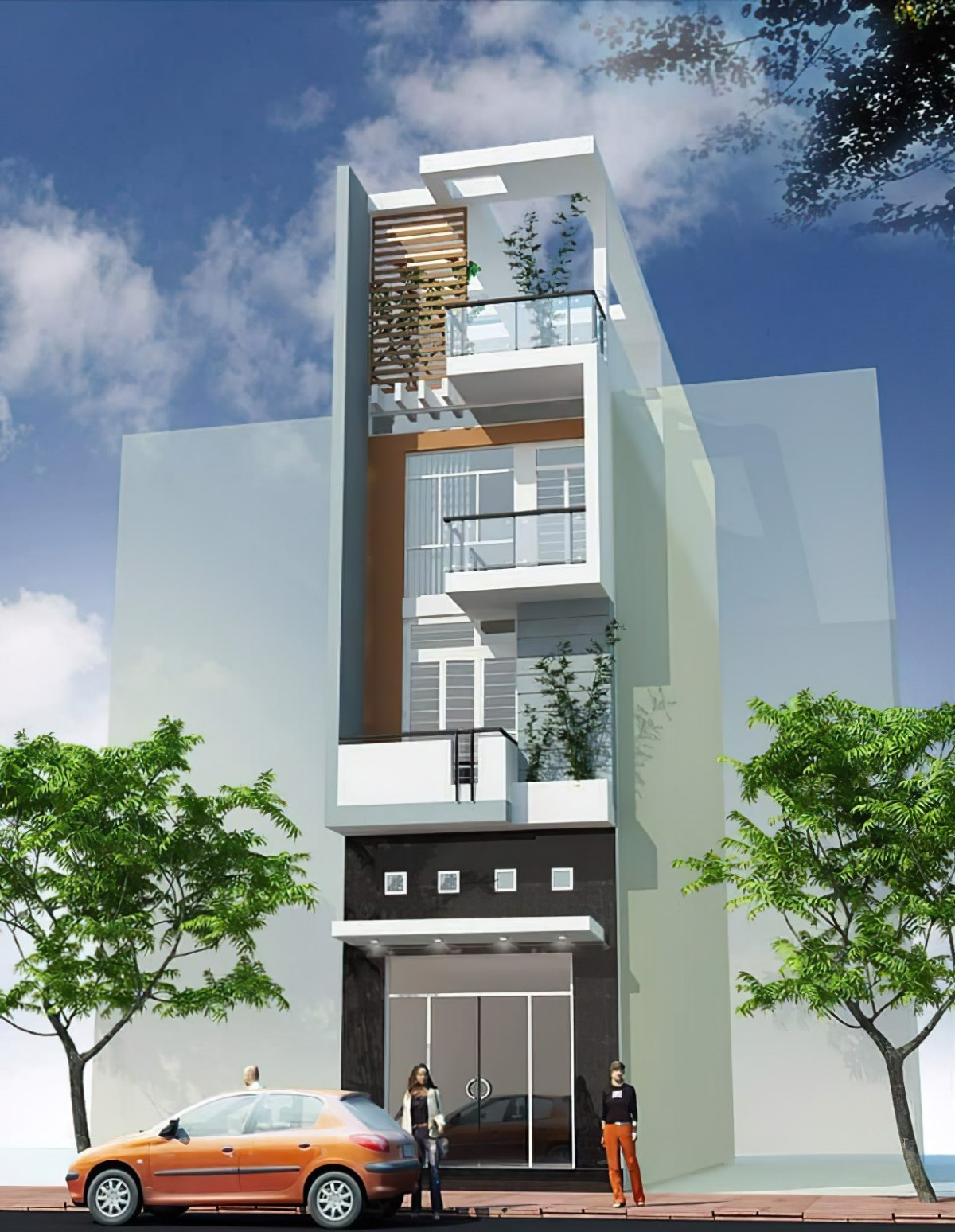 Thiết kế nhà diện tích nhỏ 25m2 1