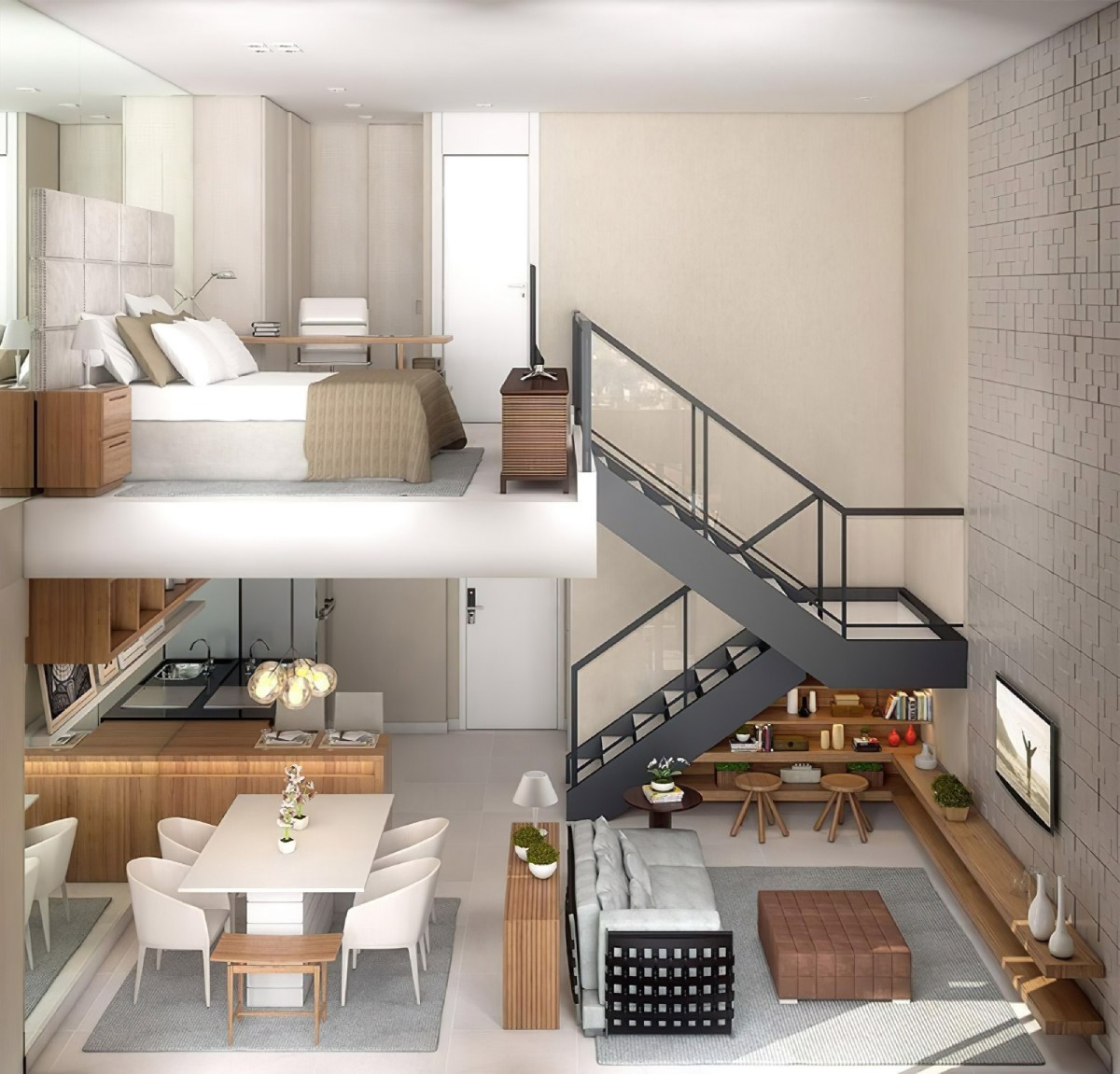 Thiết kế nhà diện tích nhỏ 25m2 8