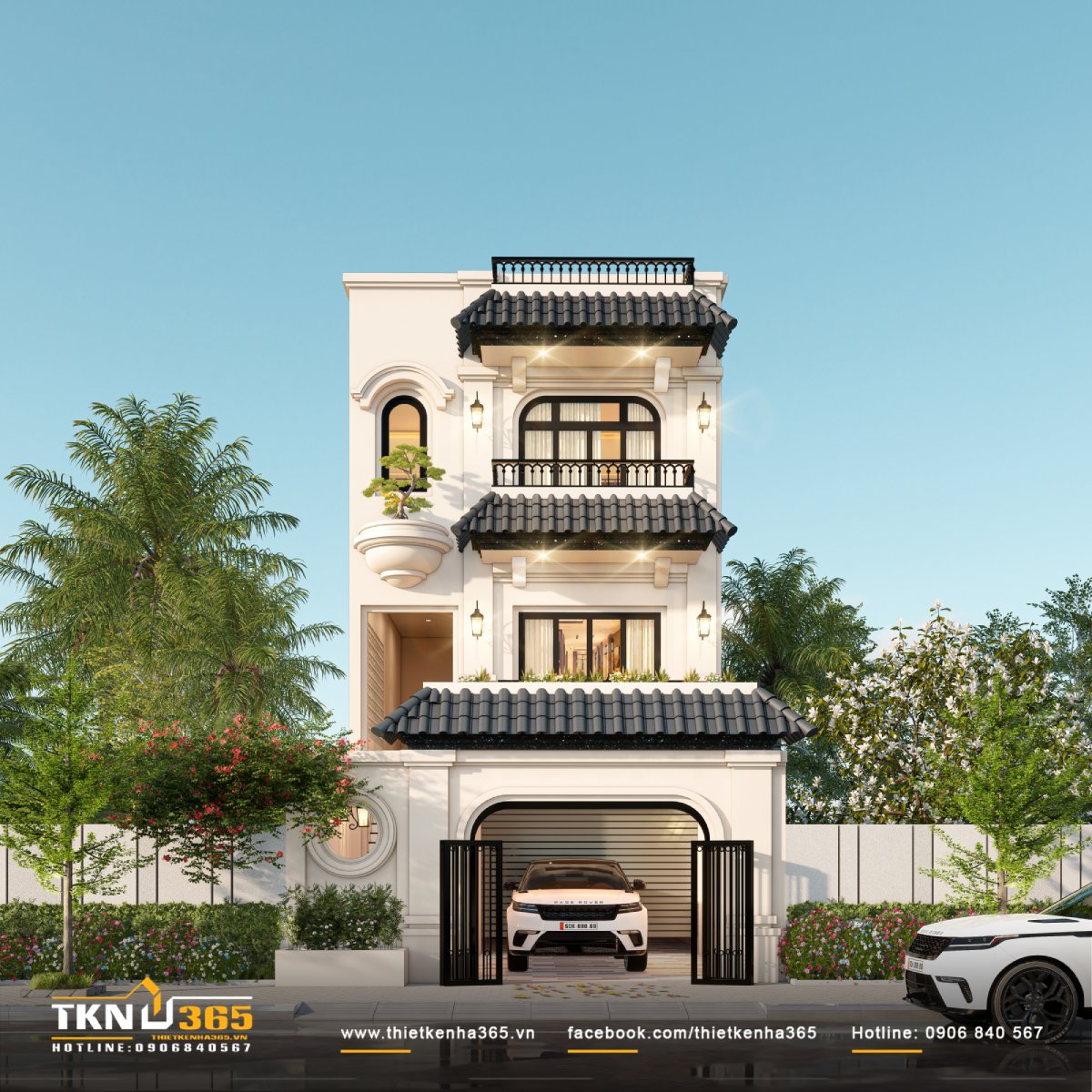 thiết kế nhà phố 7x20m 1