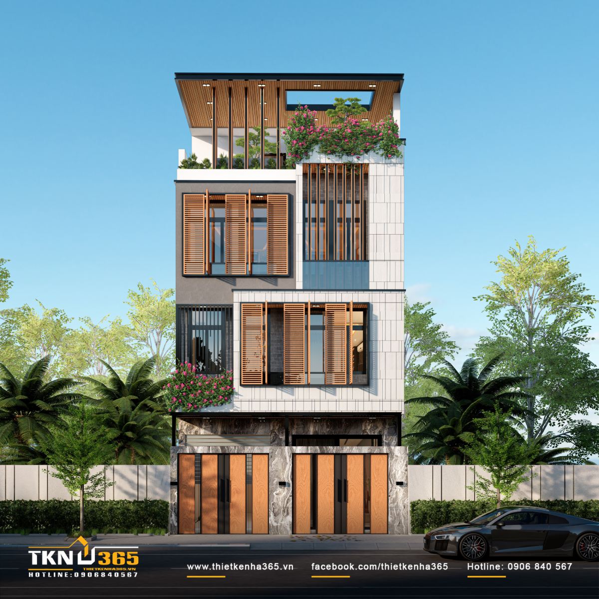 cách tính chi phí xây nhà 4 tầng 4
