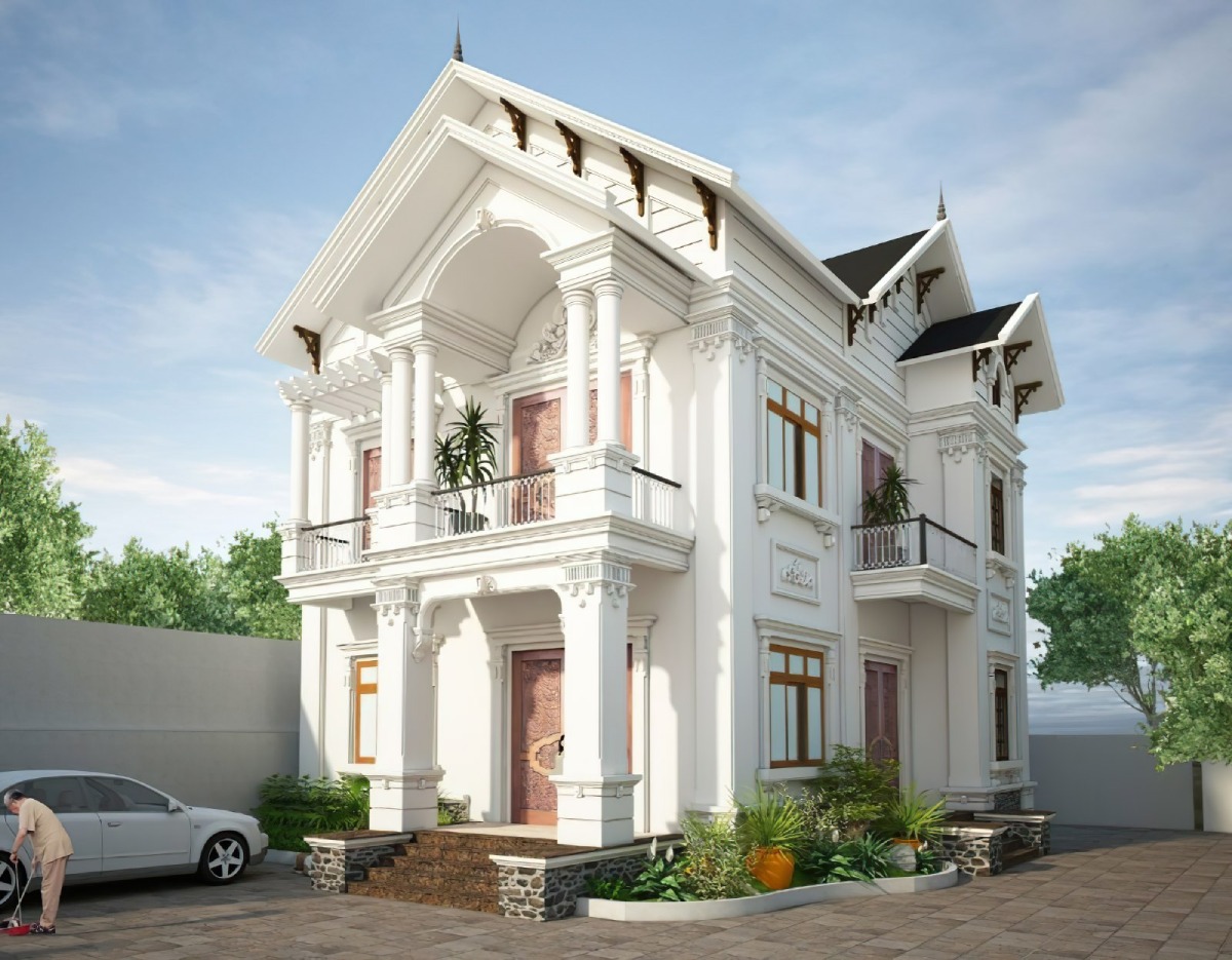 100+ Mẫu Nhà 2 Tầng 4 Phòng Ngủ Đẹp, Hiện Đại 3 Mẫu nhà 2 tầng 4 phòng ngủ 9