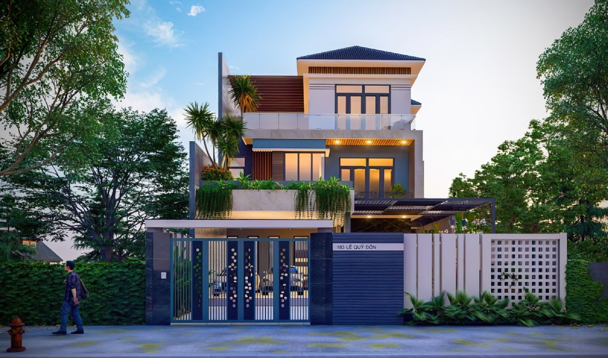 Mẫu biệt thự hiện đại 14