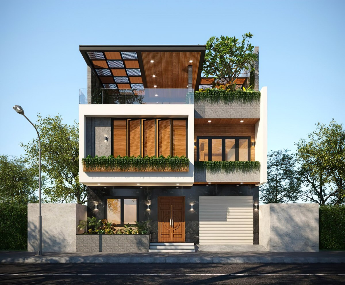 Mẫu biệt thự hiện đại 3